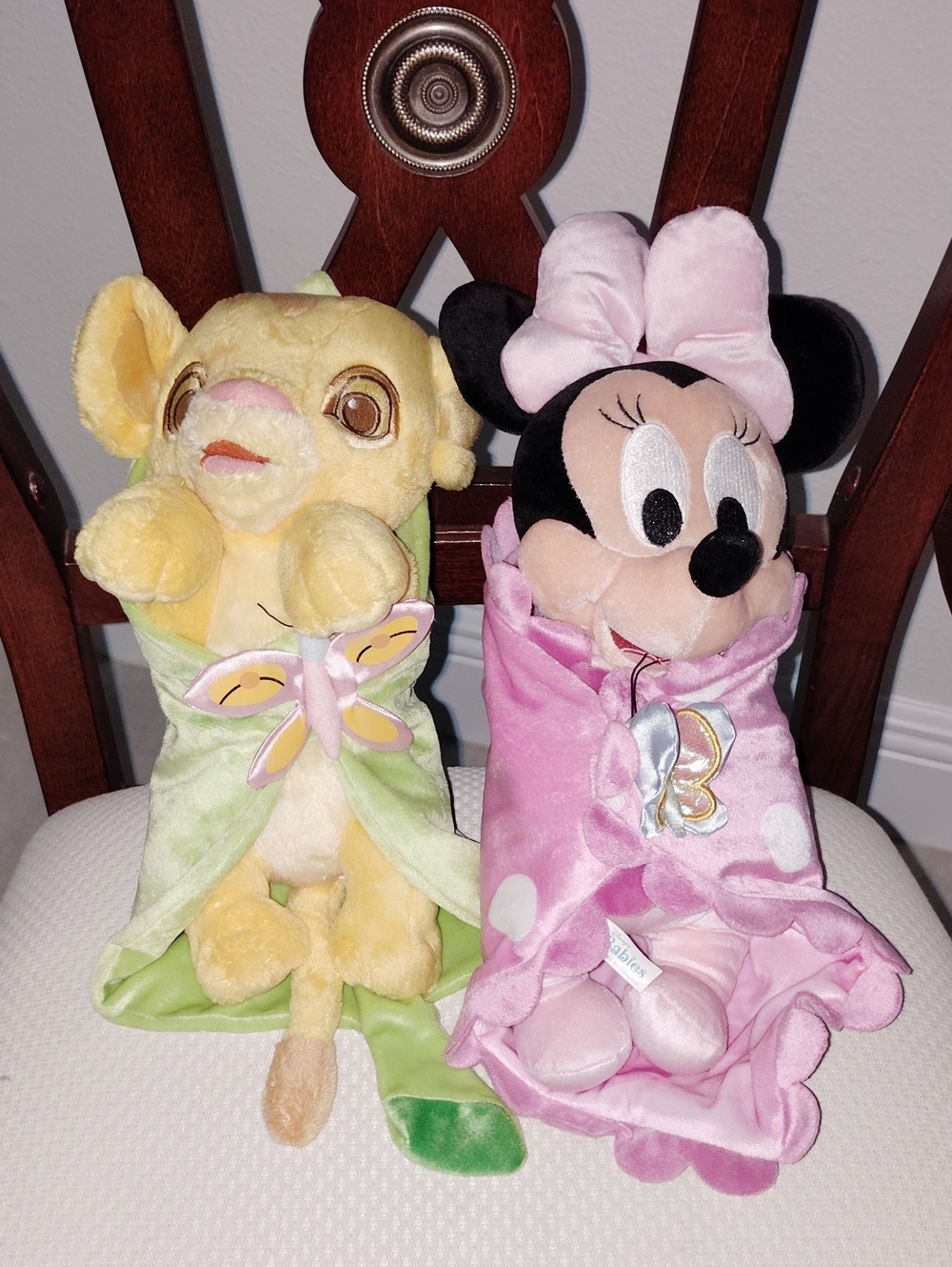 Baby Simba And Minnie Dibsye Parks Plushies Bundle